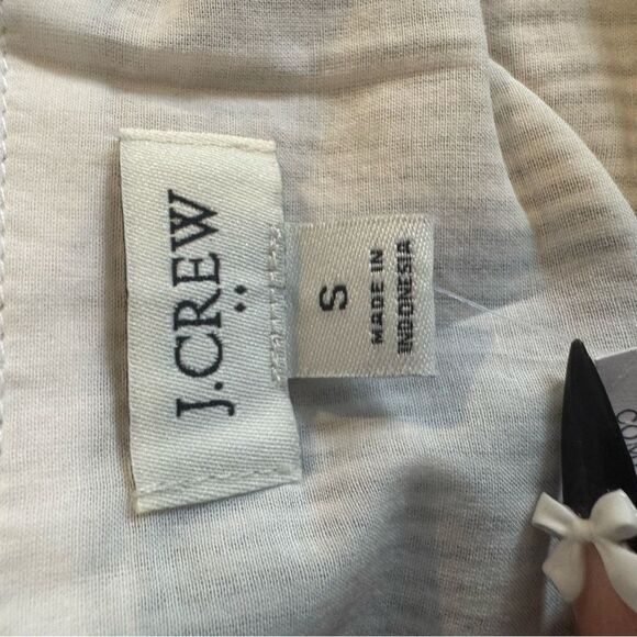 J Crew Square Neck Linen Tank Top Womens Small Stripe‎ - Picture 4 of 7